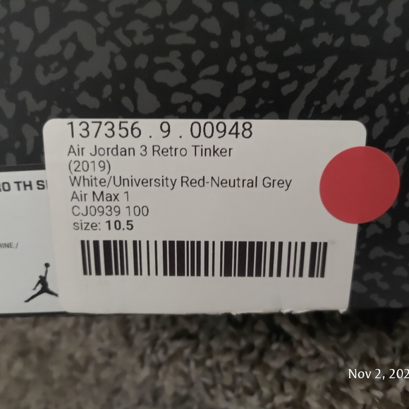 Air Jordan 3 Retro Tinker - Picture 10 of 12
